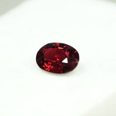 an oval ruby weighing 0.89 ct