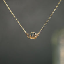 Load image into Gallery viewer, 14K Yellow Gold &amp; Seafoam Sapphire Pendant
